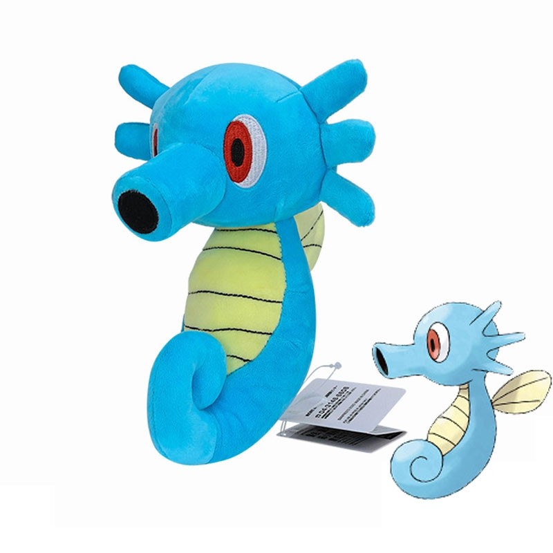 Pokémon Red and Green Horsea Plush