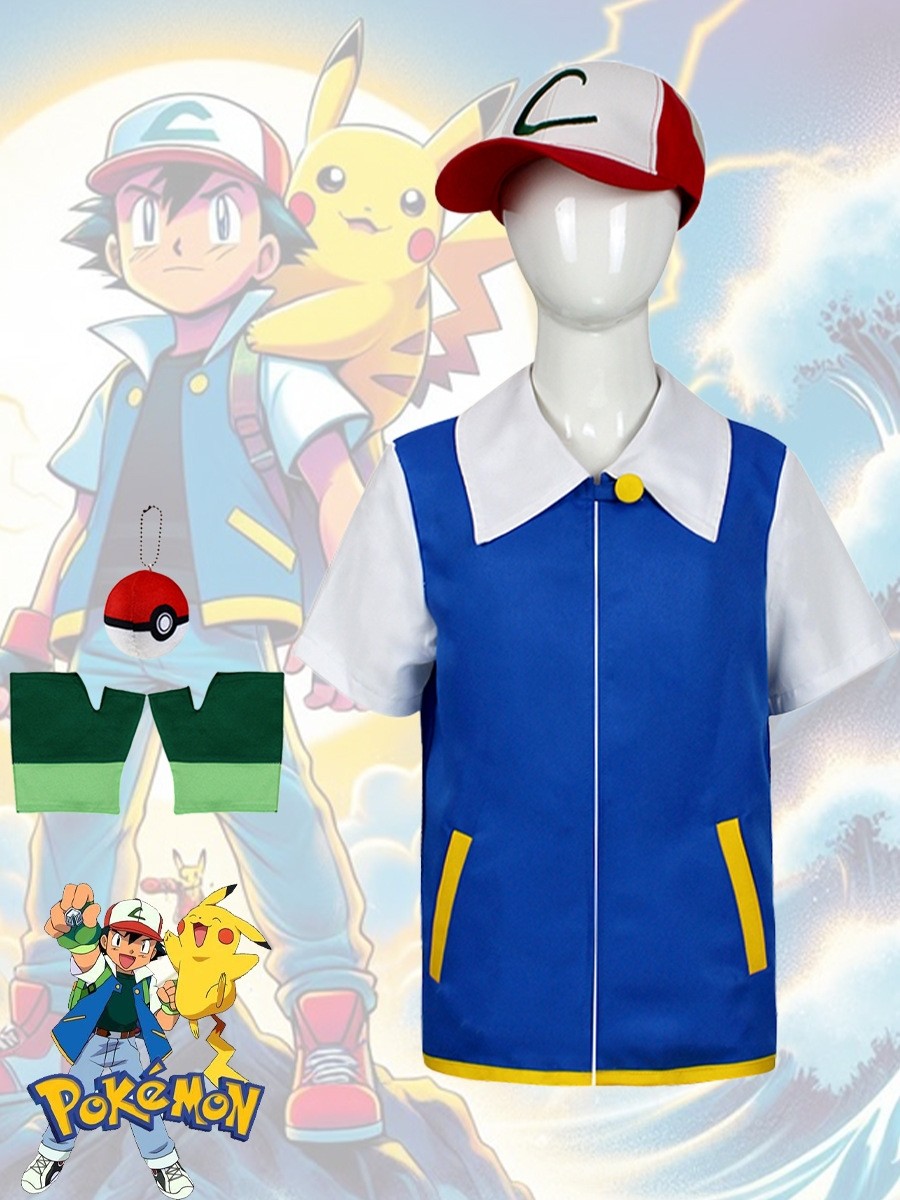 Pokémon Ash Ketchum Costume For Kids