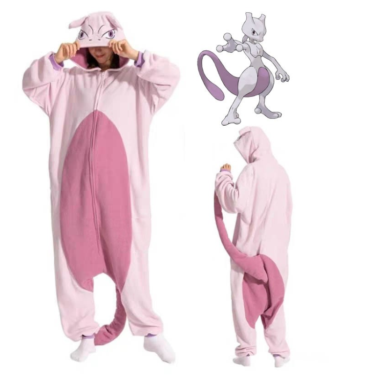 Mewtwo Kigurumi Pokemon  Onesie 