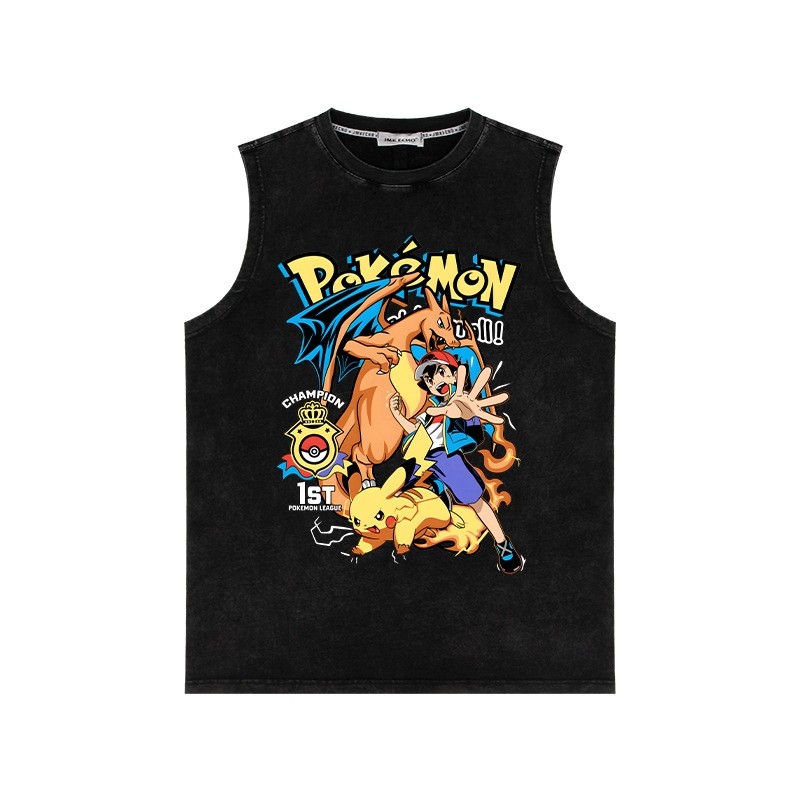Pokémon League Washing Cotton Tank Top