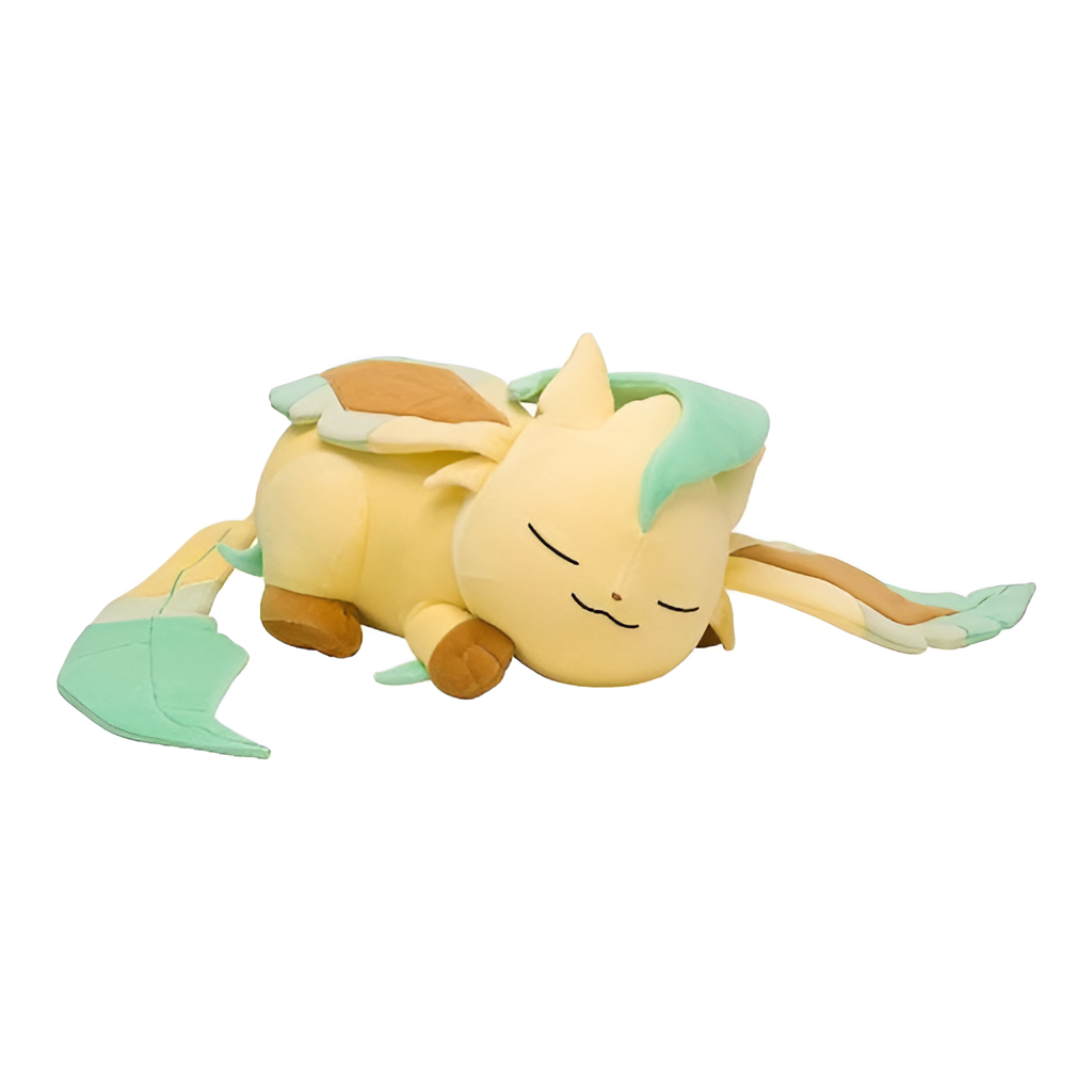 Pokemon Sleeping Leafeon Plush