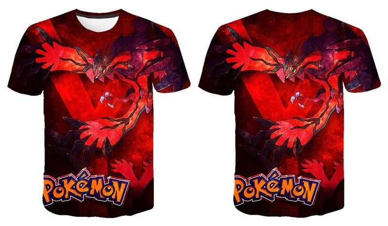 Digital Printed Pokémon Yveltal T-shirt For Adult & Kids