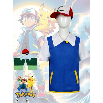 Pokémon Ash Ketchum Costume For Kids