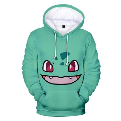 Pokémon Bulbasaur Hoodie For Adult & Kids