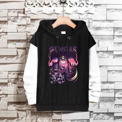 Pokémon Gengar 0094 Multiple Faces Hooded Sweatshirts