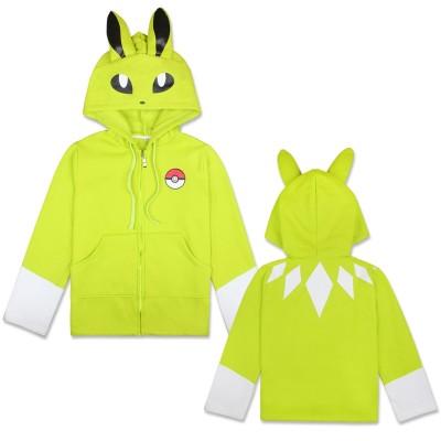 Pokemon Green Jolteon Hooded Coat