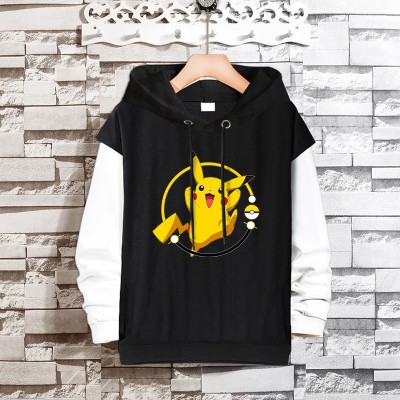 Pokémon Pikachu Poké Ball Fake Two Hooded Sweatshirts
