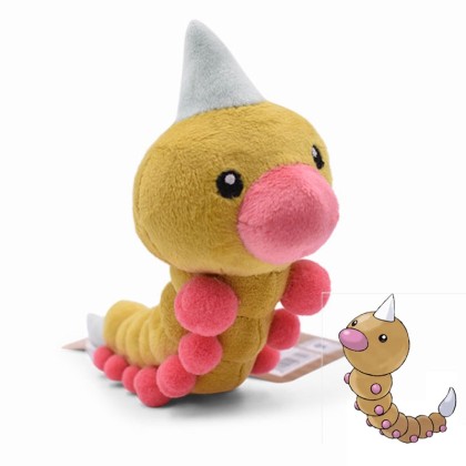  Pokémon Red and Green Weedle Plush