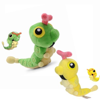  Pokémon Red and Green Caterpie Plush