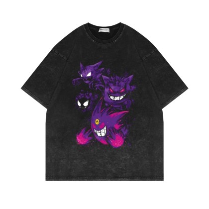 Pokémon Gengar Retro Cotton T-shirt