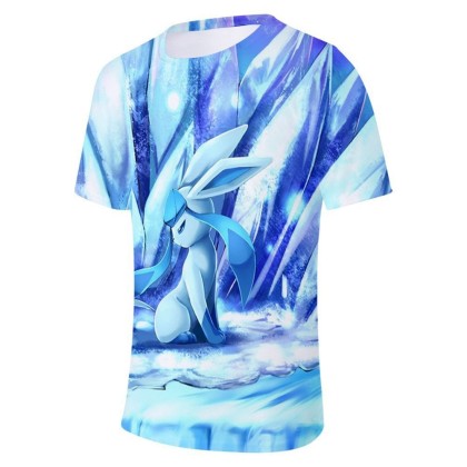 Pokémon Glaceon 3D Printed T-shirt