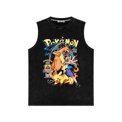 Pokémon League Washing Cotton Tank Top