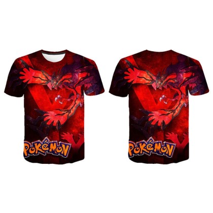 Digital Printed Pokémon Yveltal T-shirt For Adult & Kids