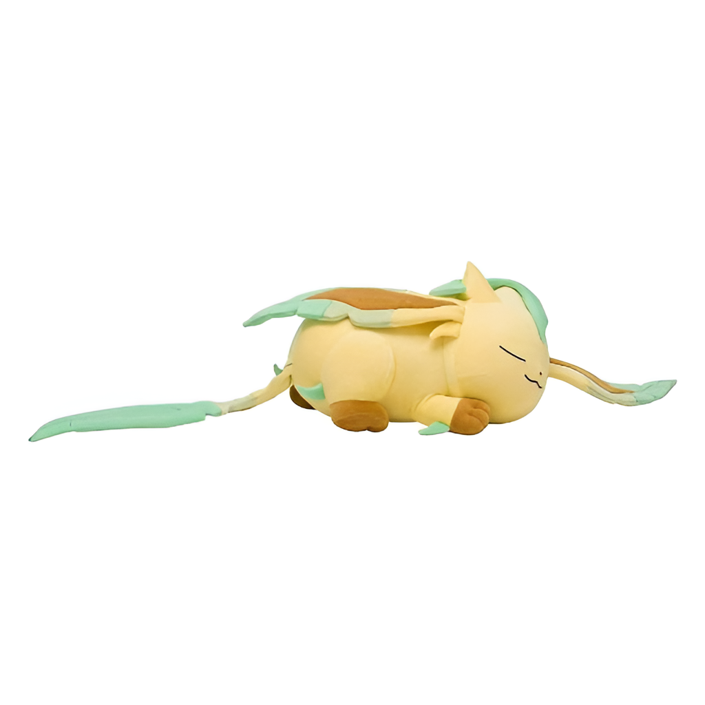 Pokemon Sleeping Leafeon Plush